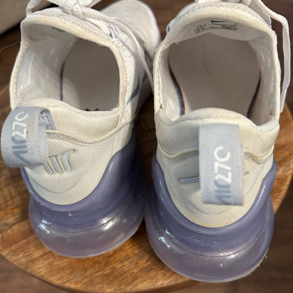Nike White and Gray Athletic Shoes